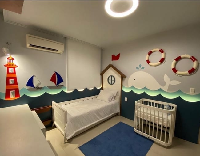 17 quarto de bebê com decoração náutica @arquitetura086