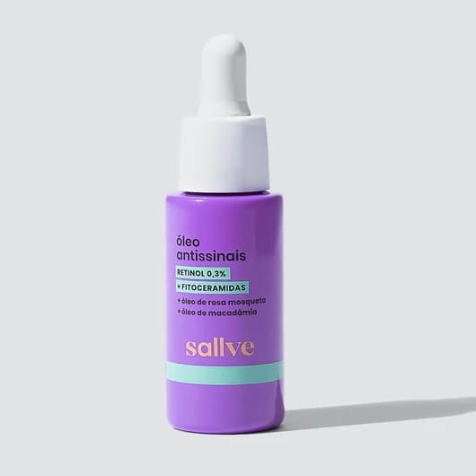 18 produto com retinol para skincare Sallve