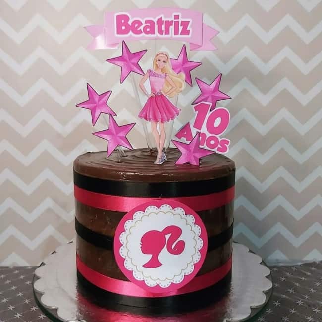 Bolo da Barbie: +70 ideias LINDAS para festas!【2023】