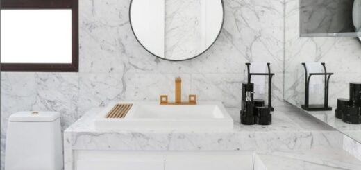 22 banheiro com mármore calacatta @karquitetura