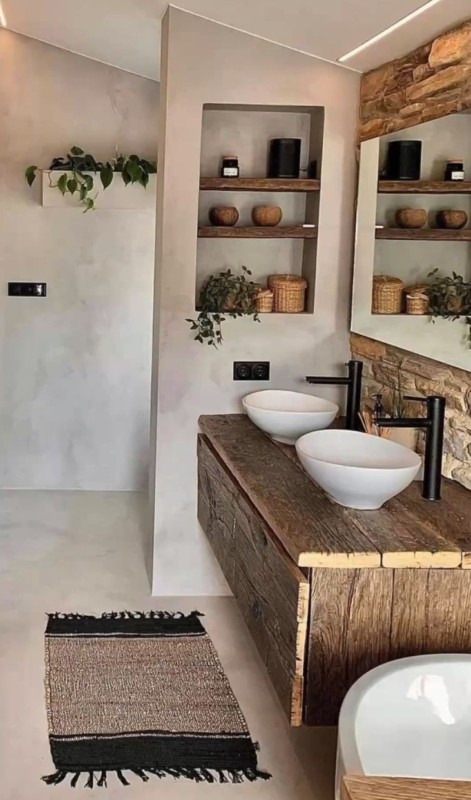 25 banheiro decorado estilo indígena Pinterest