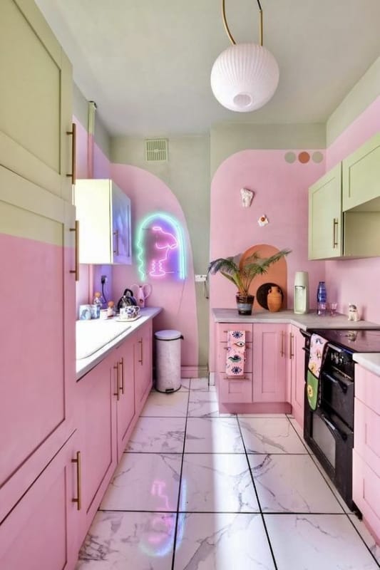 29 cozinha rosa Barbiecore Pinterest