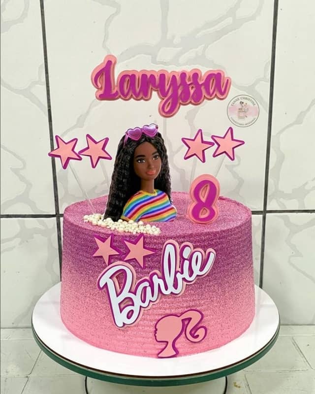 bolo barbie  Bolo barbie, Bolo de aniversário da barbie