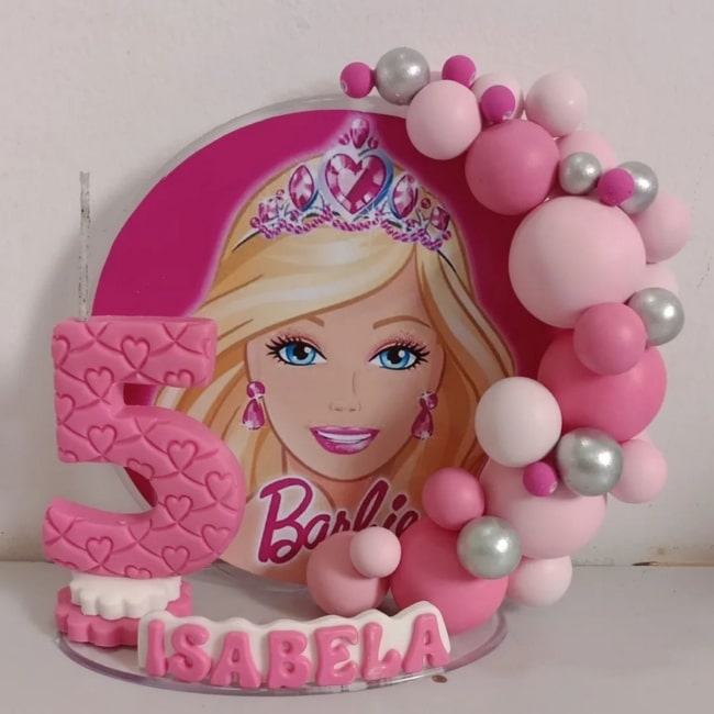 69 topo de bolo Barbie em biscuit @biscuitflordeiris