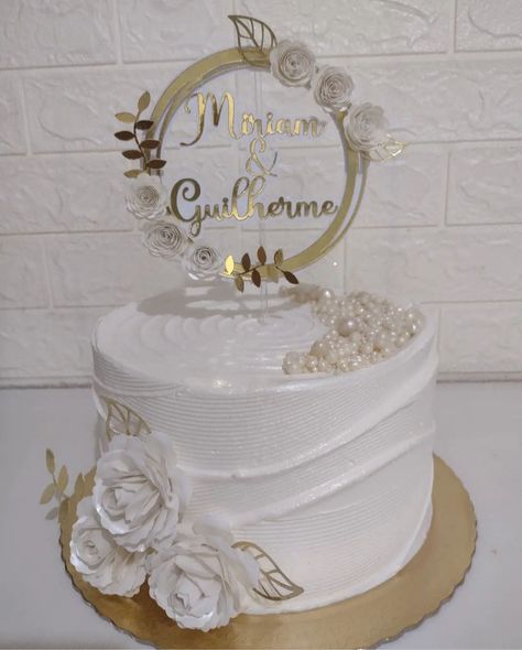 linda ideia de bolo de casamento