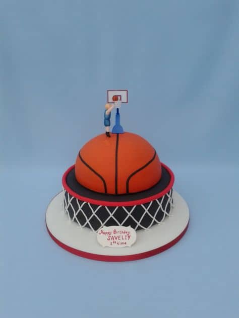 topo bolo de basquete