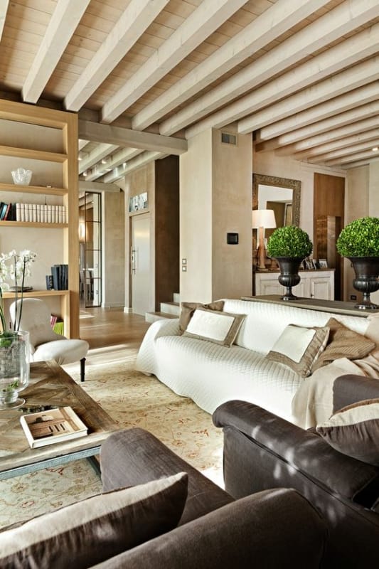 1 decoração de sala de estar em estilo italiano Pinterest