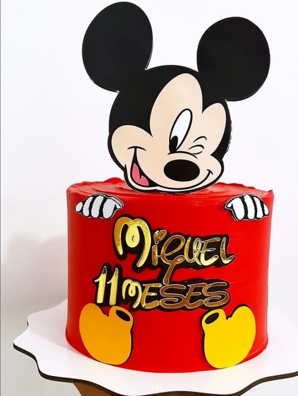 12 bolo Mickey vermelho @carolbarretocakes