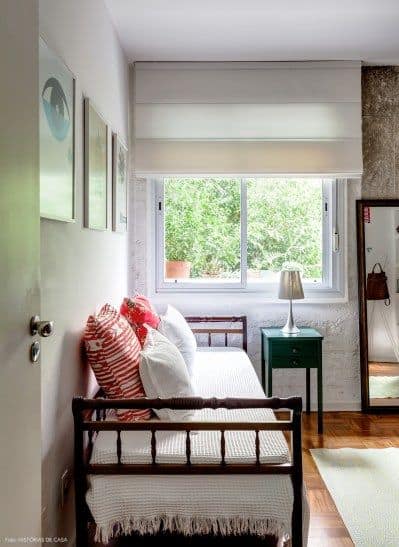 12 quarto decorado com cama vintage Histórias de Casa
