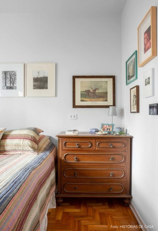 14 quarto com móveis vintage Histórias de Casa