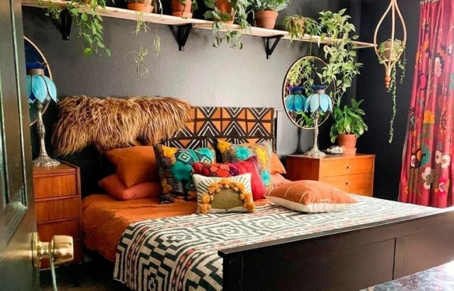 16 decoração colorida e africana em quarto Westwing