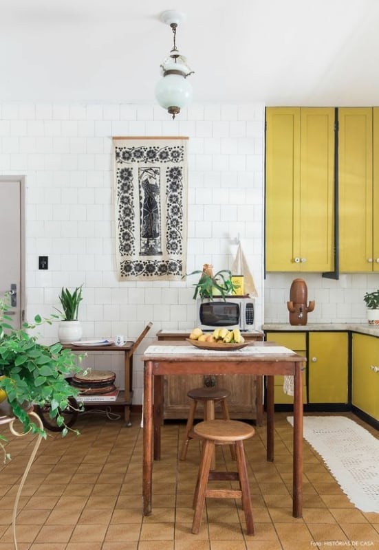19 cozinha vintage Histórias de Casa