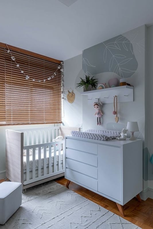 20 decoração retrô em quarto de bebê Pinterest