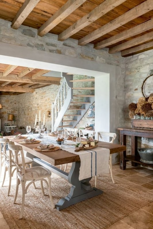 21 sala de jantar em estilo italiano Pinterest