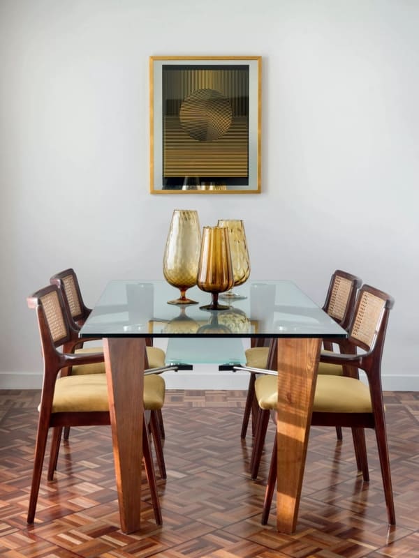 32 sala de jantar com cadeiras vintage Casa Vogue