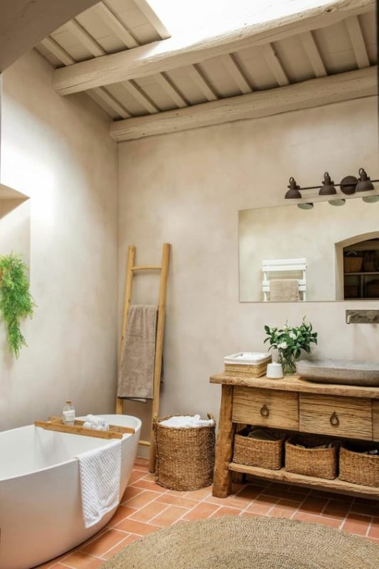 34 banheiro com banheira e estilo italiano Pinterest