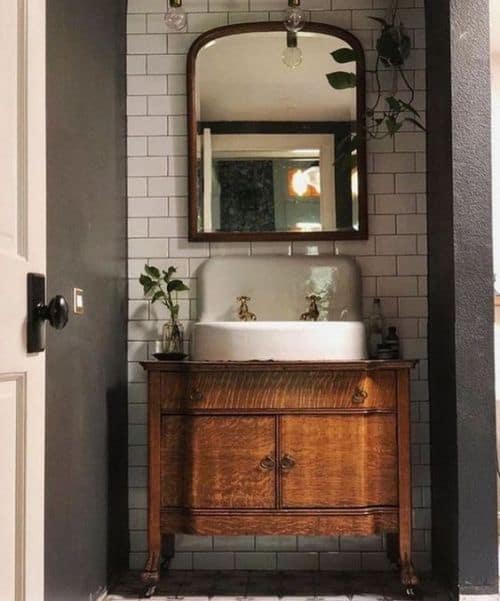 36 banheiro vintage Pinterest