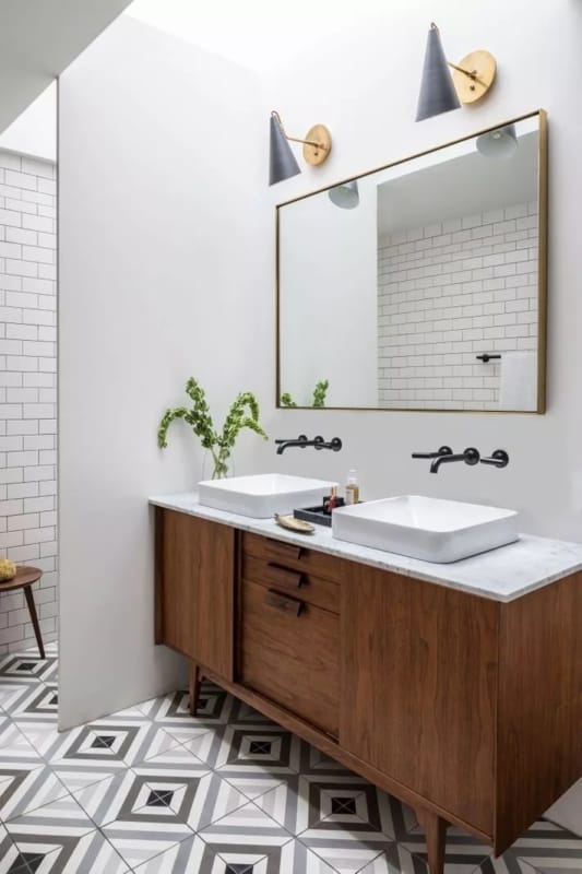 40 banheiro com decoração vintage Casa Vogue