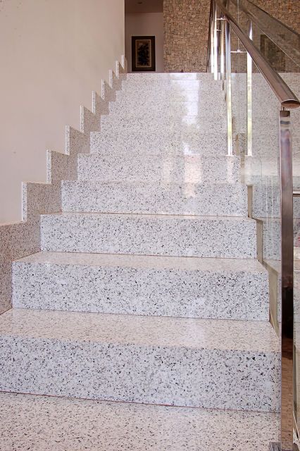 42 escada de granito branco polar Pinterest