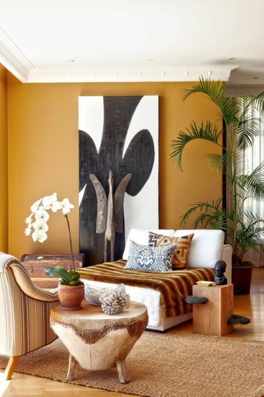 9 decoração de sala em estilo africano Pinterest