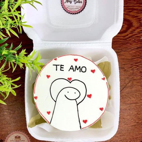 bentô cake Dia dos Namorados