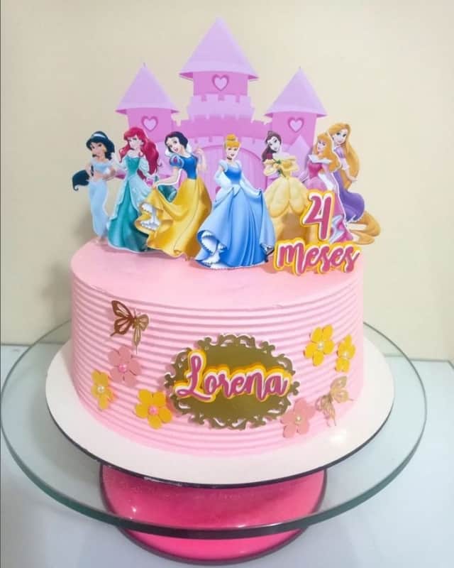 14 bolo chantininho princesas @nubia cake
