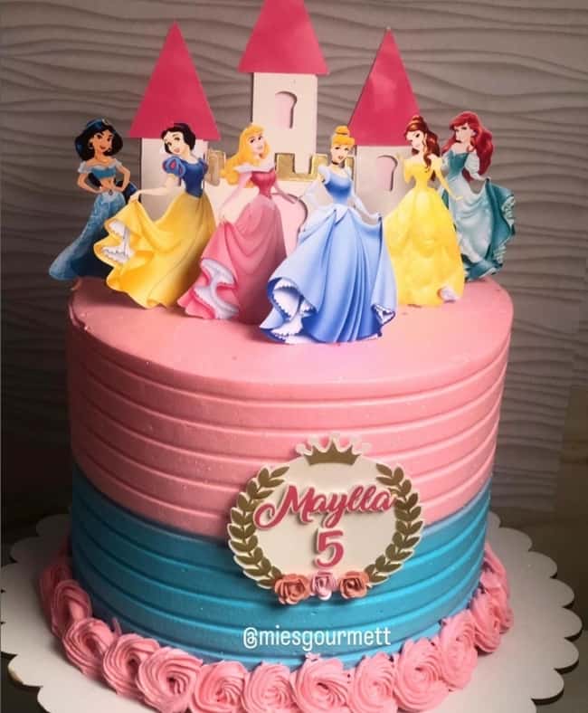 15 bolo de chantilly princesas @miesgourmett