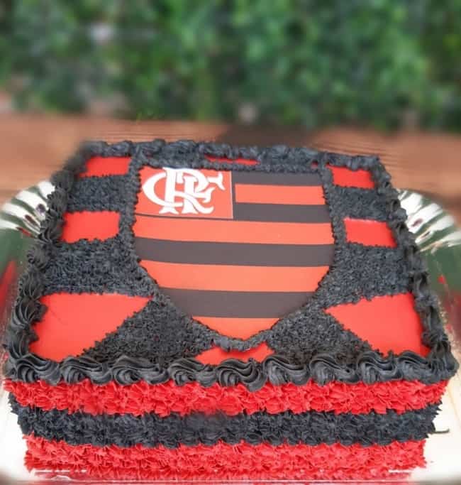2 bolo decorado Flamengo @santo bolo