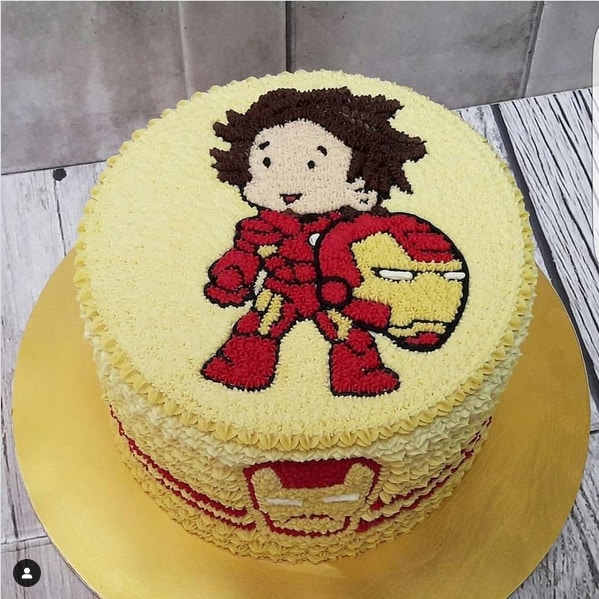 21 bolo cute Homem de Ferro @sweetpeachcake