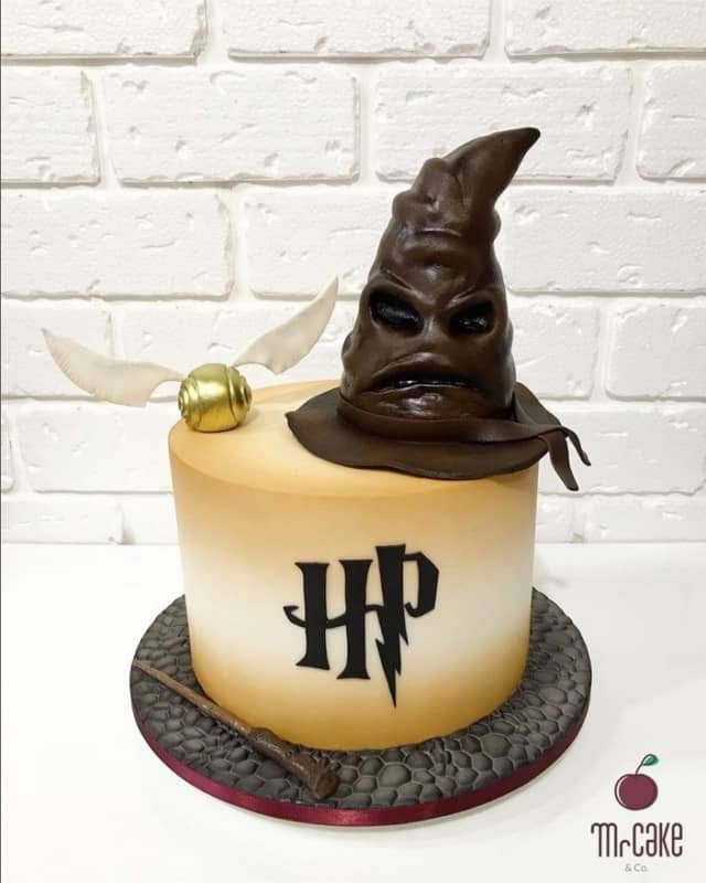 38 bolo decorado Harry Potter @cakeria br