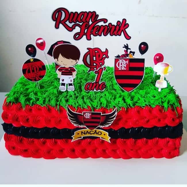 5 bolo decorado Flamengo @talitatrindade 22