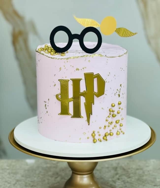 50 bolo feminino tema Harry Potter @anabauerbolos