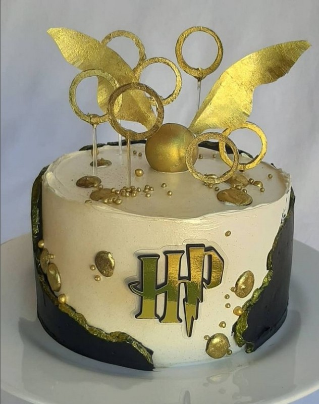 63 bolo decoração Harry Potter @finaflorbolos