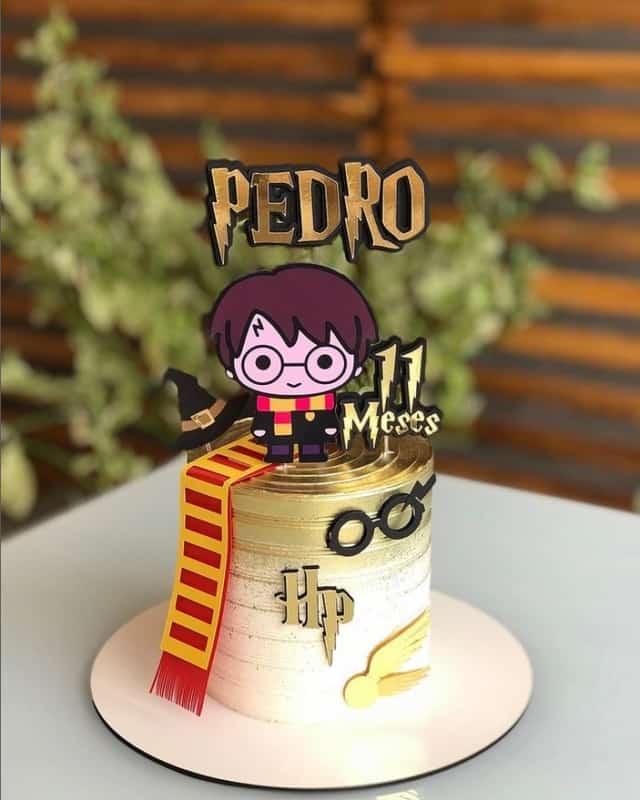 68 bolo de mesversário Harry Potter @docurasdadeah