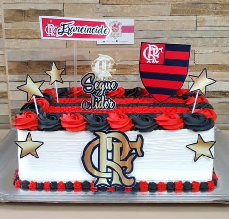 Bolo do Flamengo decoradao