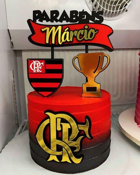 Bolo do Flamengo ideias