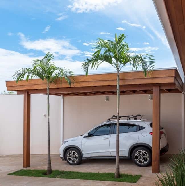 1 garagem pergolado de madeira @cobrire