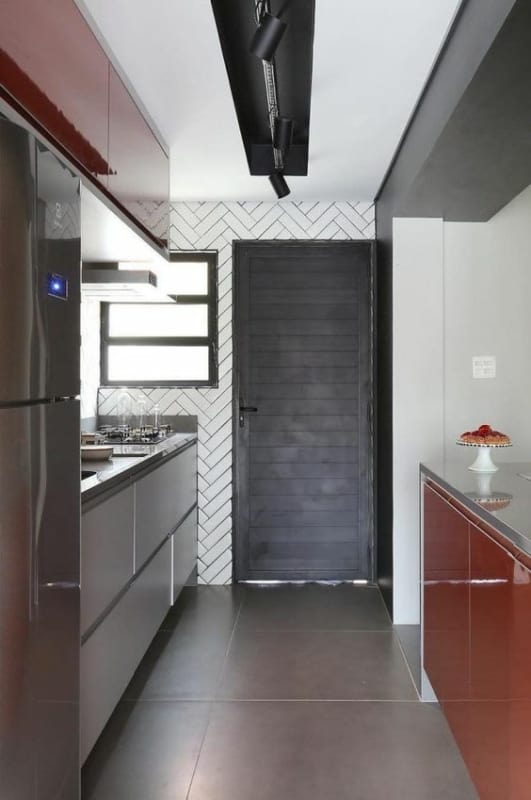 19 piso cozinha porcelanato fosco cinza Pinterest