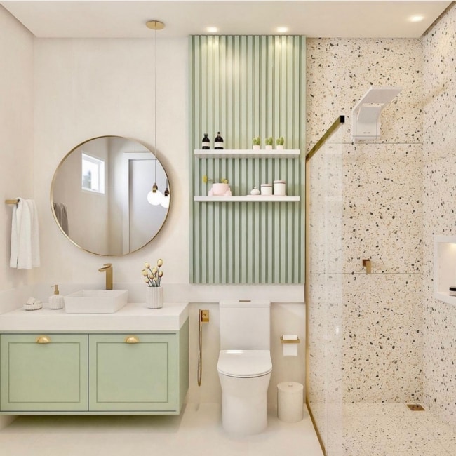 21 banheiro com porcelanato Confete Ceusa @construartfoz