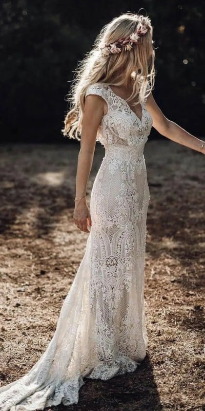 26 vestido de noiva para casamento rústico Pinterest