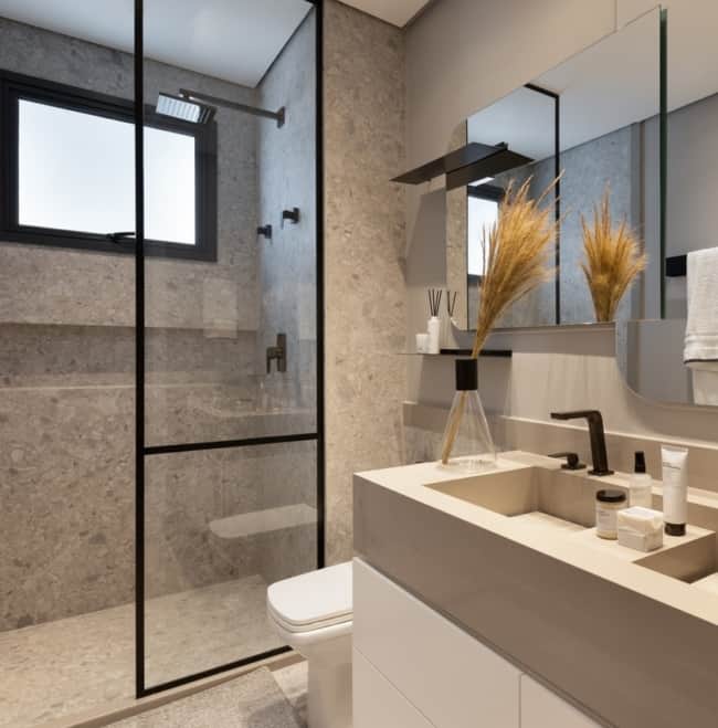 29 banheiro com decoração contemporânea @casaejardim