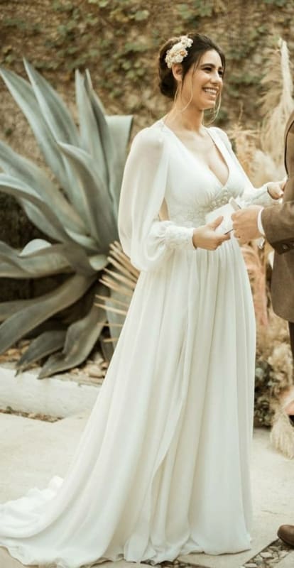 29 vestido de noiva manga longa para casamento rústico Pinterest