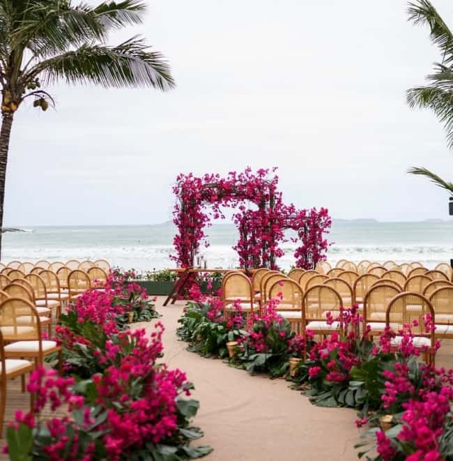 36 decoração casamento na praia @vidadecerimonialistas