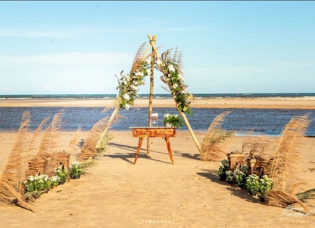 37 decoração rústica casamento na praia @clubwedding maceio