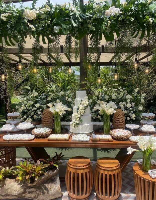 50 decoração casamento elegante com flores brancas @ronaldovasconcellos