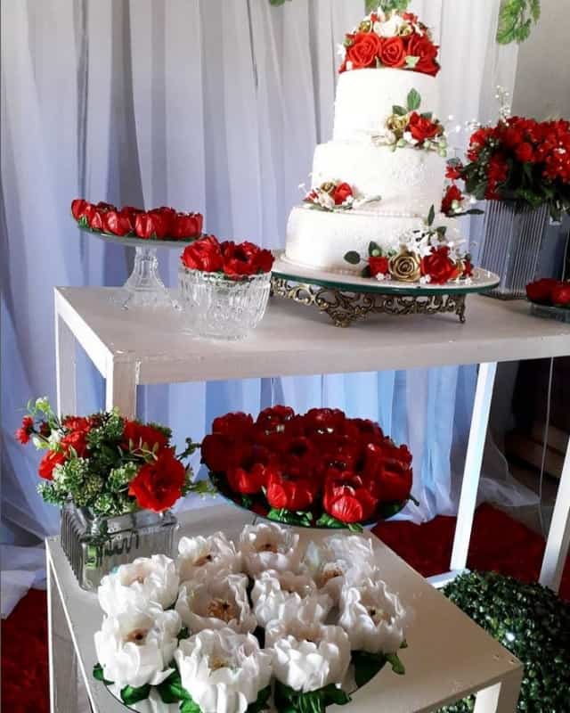 62 decoração vermelha casamento @comemore festa