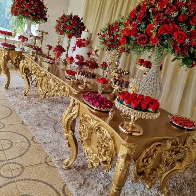 63 decoração em vermelho casamento @pamfarias decoracoes