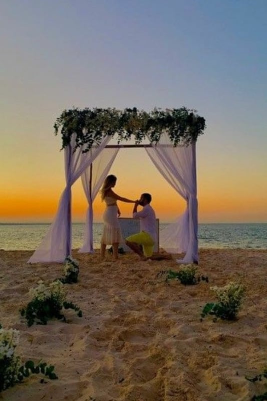 casamento na praia simples