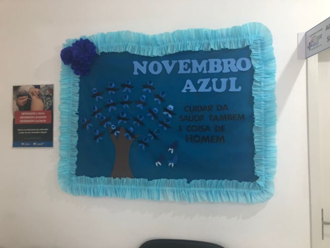 11 decoração simples conscientização novembro azul Prefeitura de São João Batista