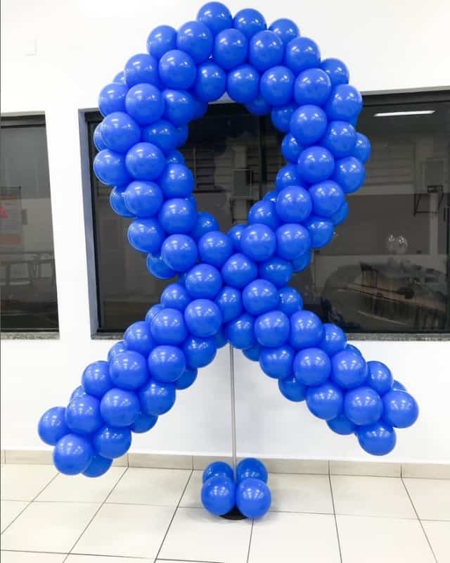 13 decoração novembro azul com balões @lidianyvaleff